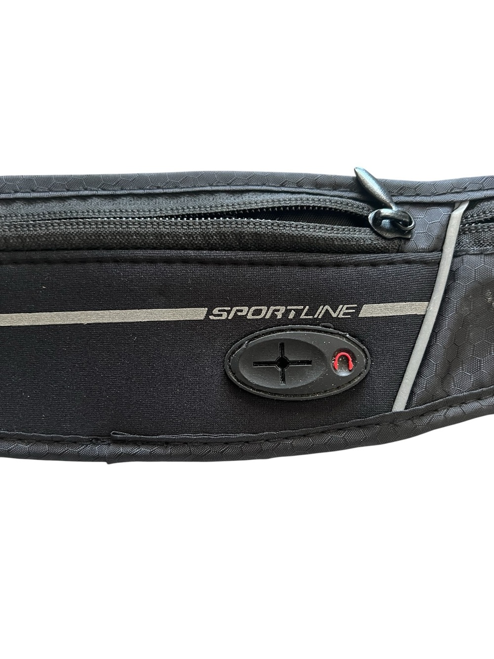 Sportline Run Lite pack Running Belt Waist Pack Reflective Adjustable Black - Picture 6 of 7